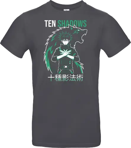 Shadow Summoner: Divine Dog Anime Silhouette Graphic