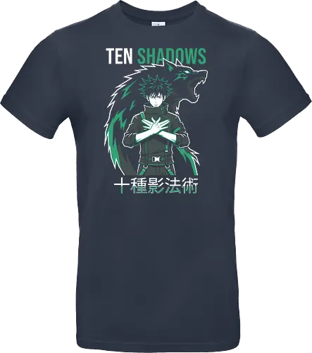 Shadow Summoner: Divine Dog Anime Silhouette Graphic