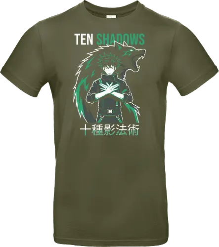 Shadow Summoner: Divine Dog Anime Silhouette Graphic