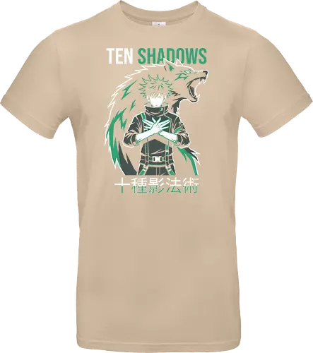 Shadow Summoner: Divine Dog Anime Silhouette Graphic