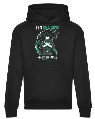 Shadow Summoner: Divine Dog Anime Silhouette Graphic