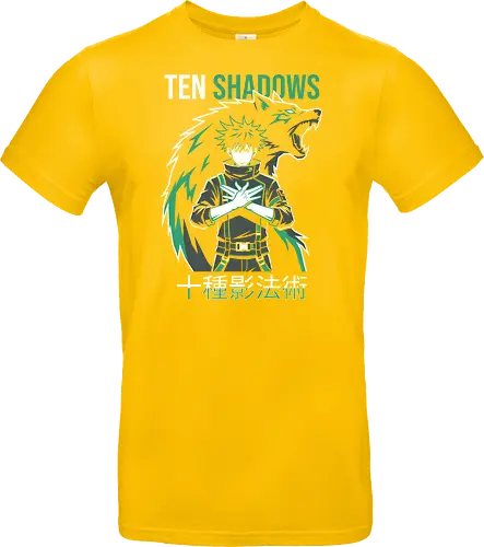 Shadow Summoner: Divine Dog Anime Silhouette Graphic