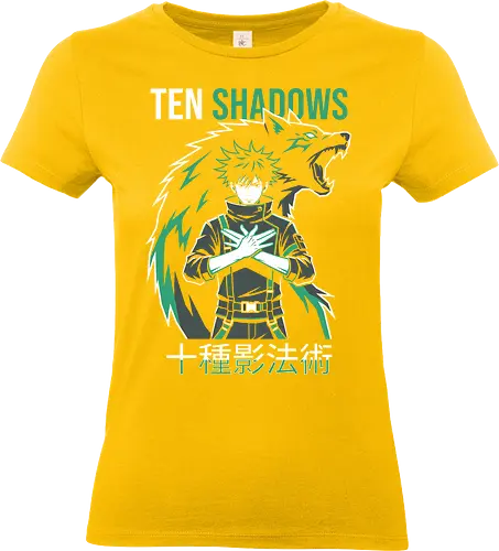 Shadow Summoner: Divine Dog Anime Silhouette Graphic - Standard T-Shirt (Women)