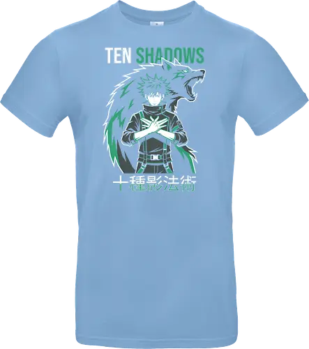 Shadow Summoner: Divine Dog Anime Silhouette Graphic