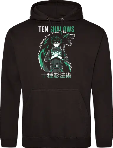 Shadow Summoner: Divine Dog Anime Silhouette Graphic