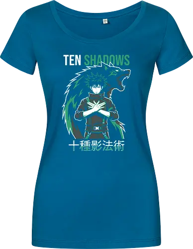 Shadow Summoner: Divine Dog Anime Silhouette Graphic