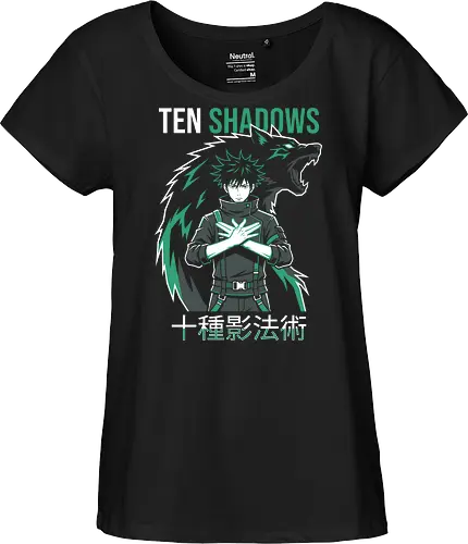 Shadow Summoner: Divine Dog Anime Silhouette Graphic