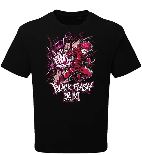 Black Flash: Cursed Energy Strike Anime Graphic