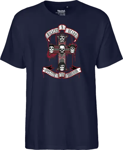 Appetite for Survivor - Zombie Rock Mashup Überlebende Kreuz Schädel Blut