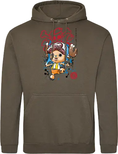 The Pirate Doctor - anime, manga, japan, japanese art, straw hat pirates, sumi e, series tv - Standard Hoodie