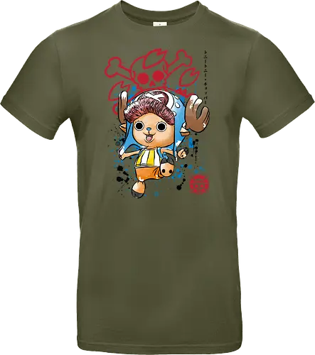 The Pirate Doctor - anime, manga, japan, japanese art, straw hat pirates, sumi e, series tv - Standard T-Shirt