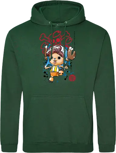 The Pirate Doctor - anime, manga, japan, japanese art, straw hat pirates, sumi e, series tv - Standard Hoodie