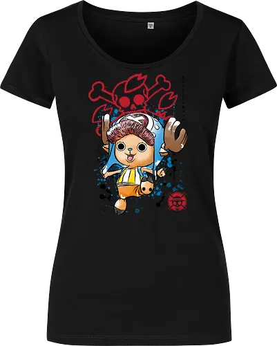 The Pirate Doctor - anime, manga, japan, japanese art, straw hat pirates, sumi e, series tv - Women T-Shirt