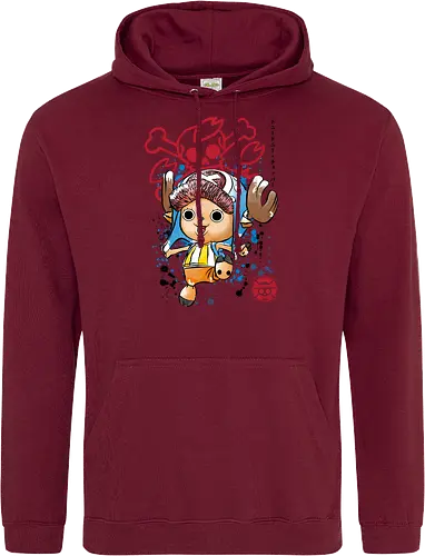 The Pirate Doctor - anime, manga, japan, japanese art, straw hat pirates, sumi e, series tv - Standard Hoodie