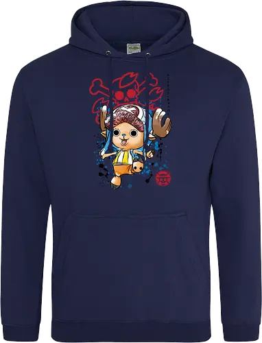 The Pirate Doctor - anime, manga, japan, japanese art, straw hat pirates, sumi e, series tv - Standard Hoodie