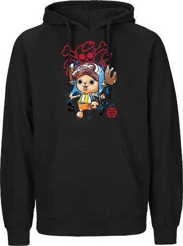 The Pirate Doctor - anime, manga, japan, japanese art, straw hat pirates, sumi e, series tv - Fairtrade Hoodie
