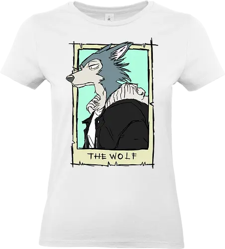The Wolf- Beast fanart - Beast, Beastars fanart, legoshi fanart, legoshi, anime art, anime fanart, anime style, anime world, anime universe, anime merch - Standard T-Shirt (Women)