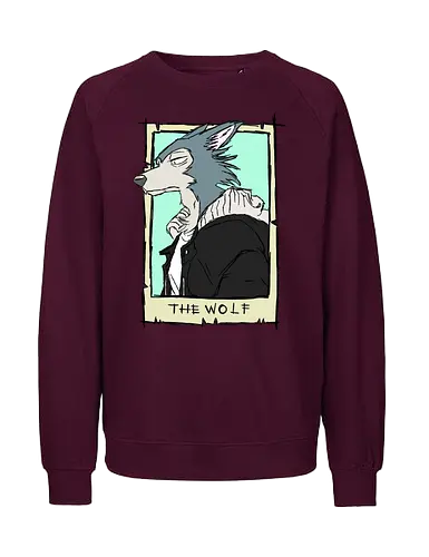 The Wolf- Beast fanart - Beast, Beastars fanart, legoshi fanart, legoshi, anime art, anime fanart, anime style, anime world, anime universe, anime merch - Fairtrade Sweatshirt