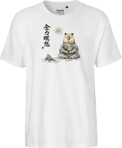 Capybara Zen Meditation Japanische Tuschekunst