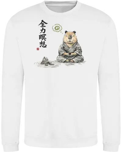 Capybara Zen Meditation Japanische Tuschekunst