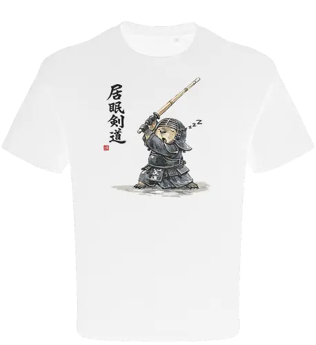 Capybara Kendo Krieger Japanische Tuschekunst