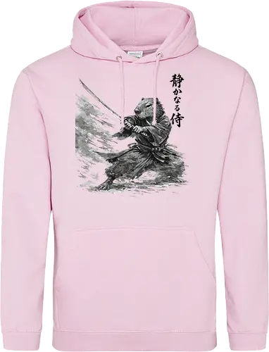 Capybara Samurai Bewegung Dynamische Tuschekunst - capybara dynamisch, samurai bewegung, japanische aktion, tier kämpft, capybara katana, tusche aktion, sumi-e dynamisch, witziger samurai, capybara lustig, nager kämpfer, japanische bewegung, vintage aktion, tier kunst, japan tier - Standard Hoodie