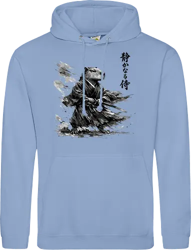 Capybara Samurai Rüstung Japanische Tuschekunst