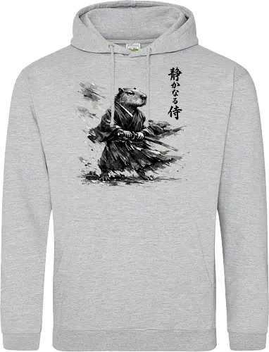 Capybara Samurai Rüstung Japanische Tuschekunst