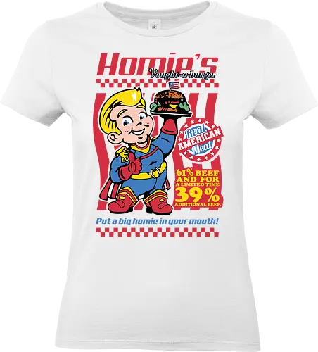 Big Homie Boy - homelander, boys, show, hero, superhero, demonigote - Standard T-Shirt (Women)
