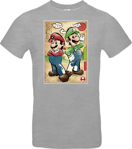 Super Plumber Bros woodblock