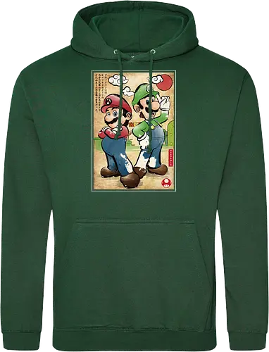 Super Plumber Bros woodblock