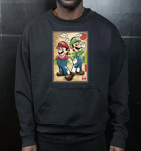 Super Plumber Bros woodblock