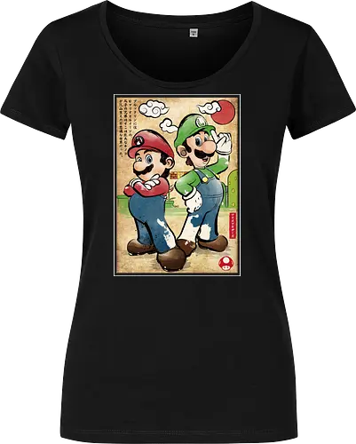 Super Plumber Bros woodblock