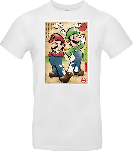 Super Plumber Bros woodblock