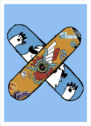 Skaters Reki Kyan- SK8 the Infinity fanart