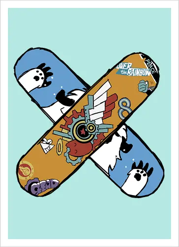 Skaters Reki Kyan- SK8 the Infinity fanart