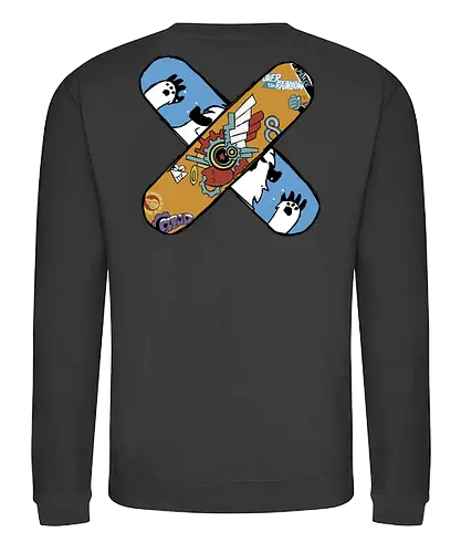 Skaters Reki Kyan- SK8 the Infinity fanart - sk8 the infinity, sk8 fanart, sk8 the infinity fanart, reki kyan, langa hasegawa, anime fanart, anime skate, anime art, anime style, anime characters, anime merch, anime world, anime and manga, otaku - Sweatshirt
