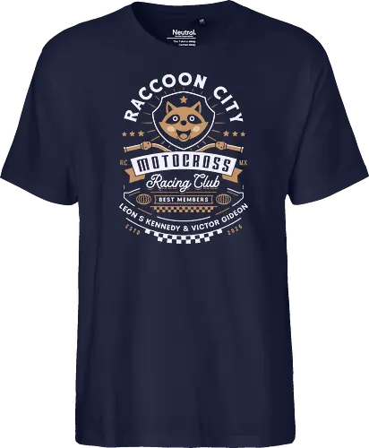 Raccoon City Racing Club - Horror, Evil - Fairtrade T-Shirt