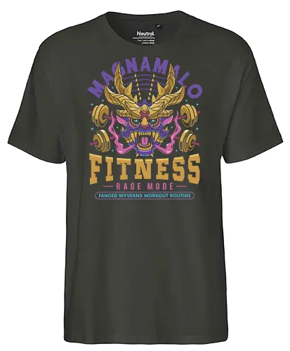 Magnamalo Fitness - hunting, monster - Fairtrade T-Shirt