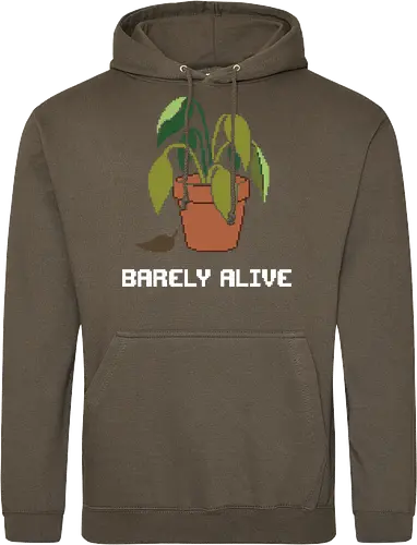 Sad Wilting Houseplant - Funny Plant Killer Pixel Art