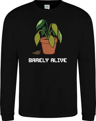 Sad Wilting Houseplant - Funny Plant Killer Pixel Art