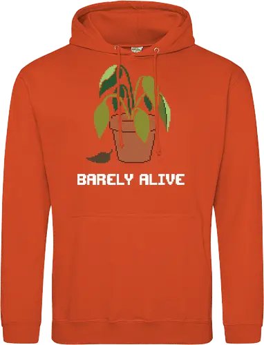 Sad Wilting Houseplant - Funny Plant Killer Pixel Art