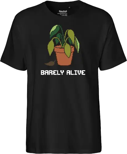 Sad Wilting Houseplant - Funny Plant Killer Pixel Art