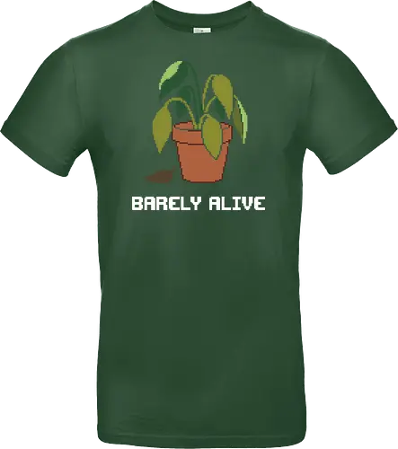 Sad Wilting Houseplant - Funny Plant Killer Pixel Art