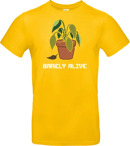 Sad Wilting Houseplant - Funny Plant Killer Pixel Art