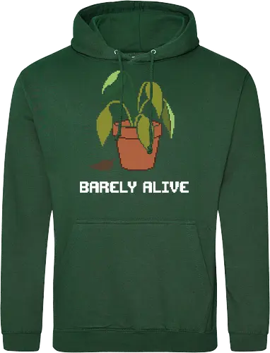 Sad Wilting Houseplant - Funny Plant Killer Pixel Art