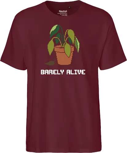 Sad Wilting Houseplant - Funny Plant Killer Pixel Art