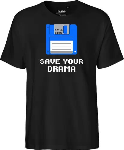 Retro Blue Floppy Disk - 90s Vintage Tech Pixel Art