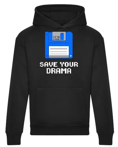 Retro Blue Floppy Disk - 90s Vintage Tech Pixel Art