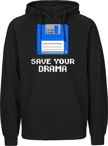 Retro Blue Floppy Disk - 90s Vintage Tech Pixel Art